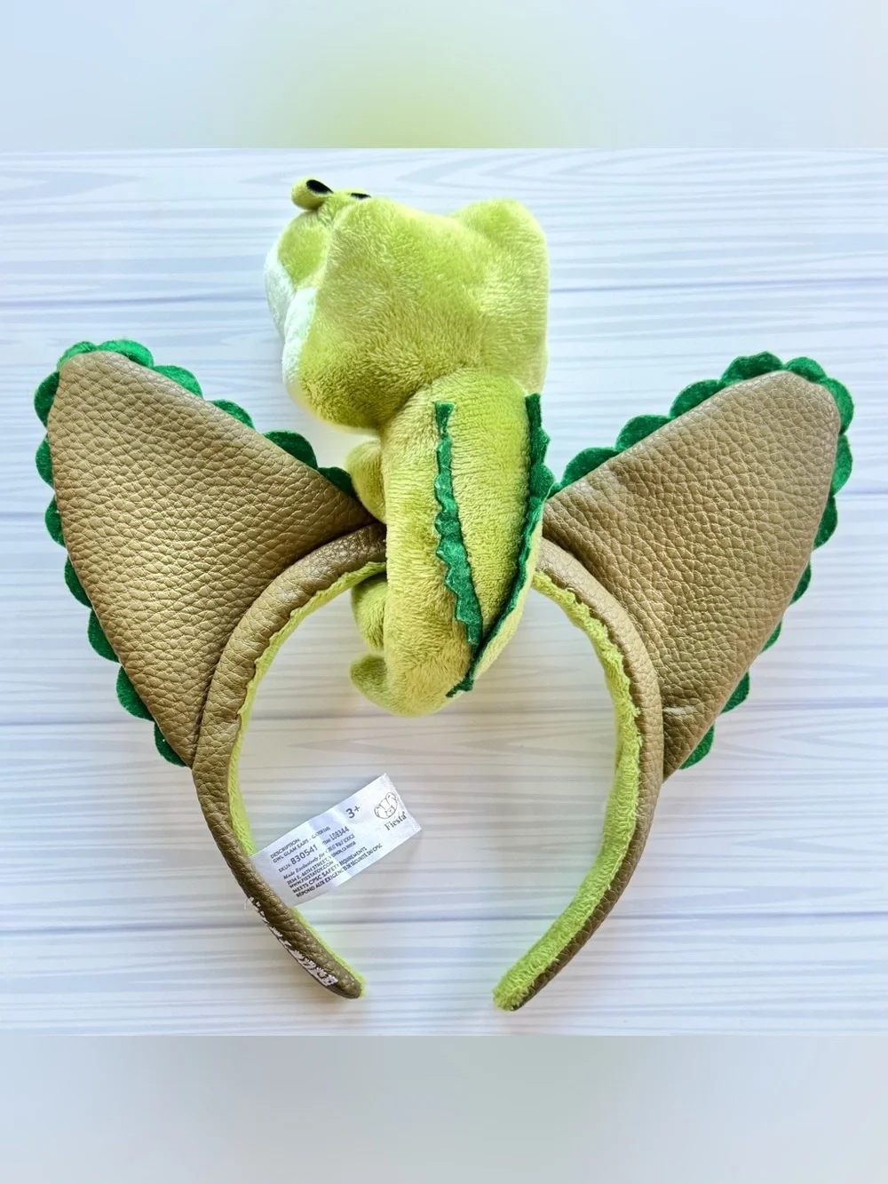 Great Wolf Lodge Green Alligator Crocodile Plush Ears Headband